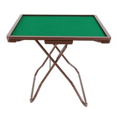 for 4 People Foldable Mahjong Table Mahjong Table with 4 Cup Holders & 4 Drawer
