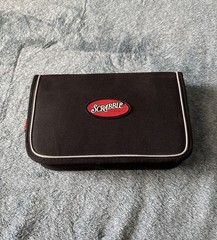 Scrabble Travel folio edition deluxe zippered carrying case. Complete