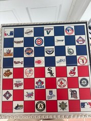 MLB Yankees vs Mets Checkers Game 1997 Subway Series Big League NIB Vintage