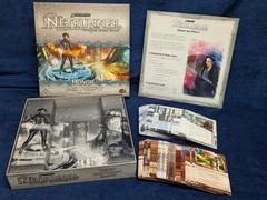 FFG Android Netrunner LCG Honor & Profit Deluxe Expansion COMPLETE in Box