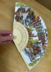 King Of Tokyo Promotional Japanese Style Paper Fan Heidelbär Games Gen Con 2025