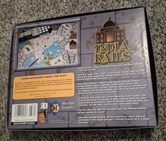 India Rails Board Game Mayfair Games #489 2nd Edition Complete