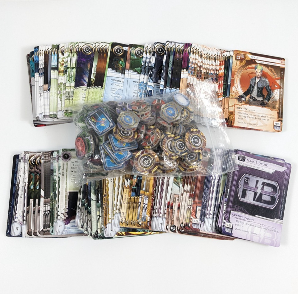 ANDROID NETRUNNER LCG Used CORE SET Original Edition Incomplete See Notes