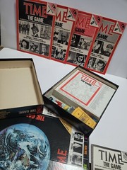 Vintage Board Games Time The Game 1983 John N. Hansen Co. Political World Events