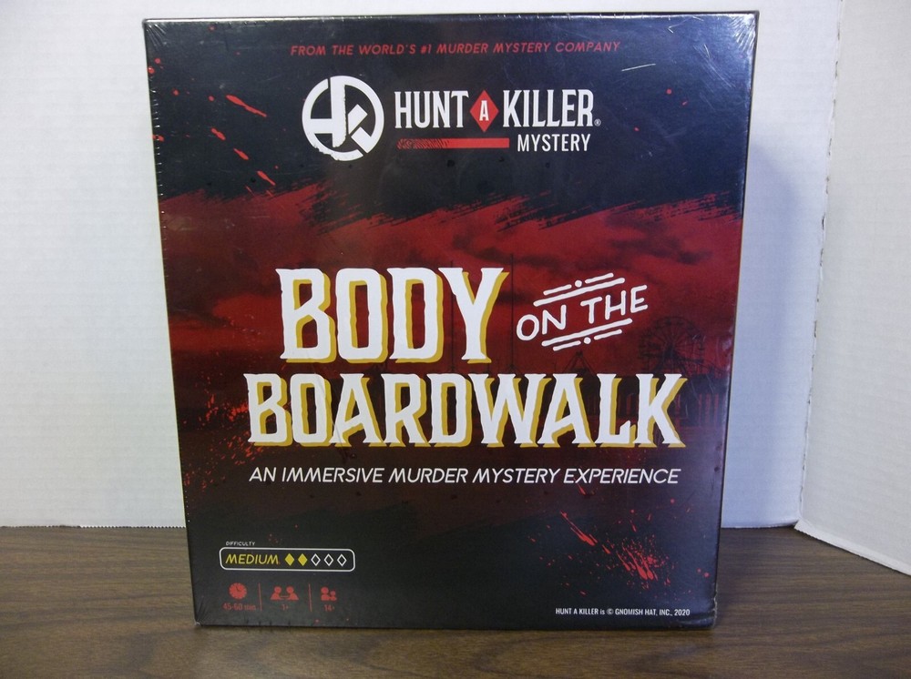 Hunt a Killer Body on the Boardwalk Murder Mystery Game – Brand new Sealed