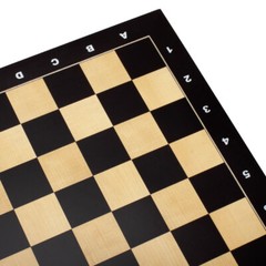 21×21″ Maple Inlaid Wood Chess Board with 57mm Square. Pro Flat Chess Game Board