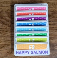 Happy Salmon – 3d printed box insert – ANY COLOR – Exploding Kittens- 3-8players
