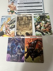 Marvel Crisis Protocol Namor Black Panther Bast Character & Tactic Cards French