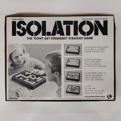 VINTAGE Lakeside Isolation Strategy Board Game, 2 Player, Ages 8 to Adult