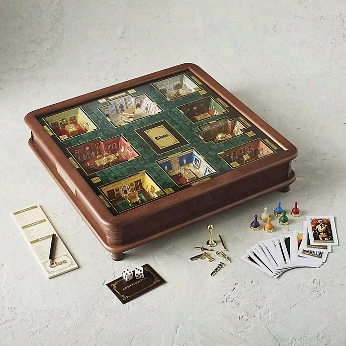 Clue Luxury Edition Wooden Collector’s Board Game Premium SHIP FROM US