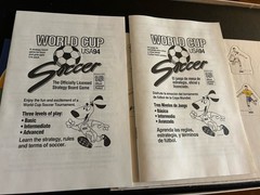 World Cup USA 94 Soccer Strategy Board Game Vintage 1992 Official Unplayed