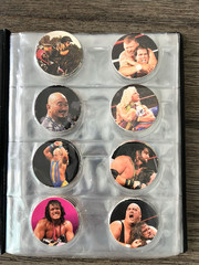WWF Wrestling 53 Different MATCAPS & SLAMMERS POGS 1995 Titan Sports WWE in Book