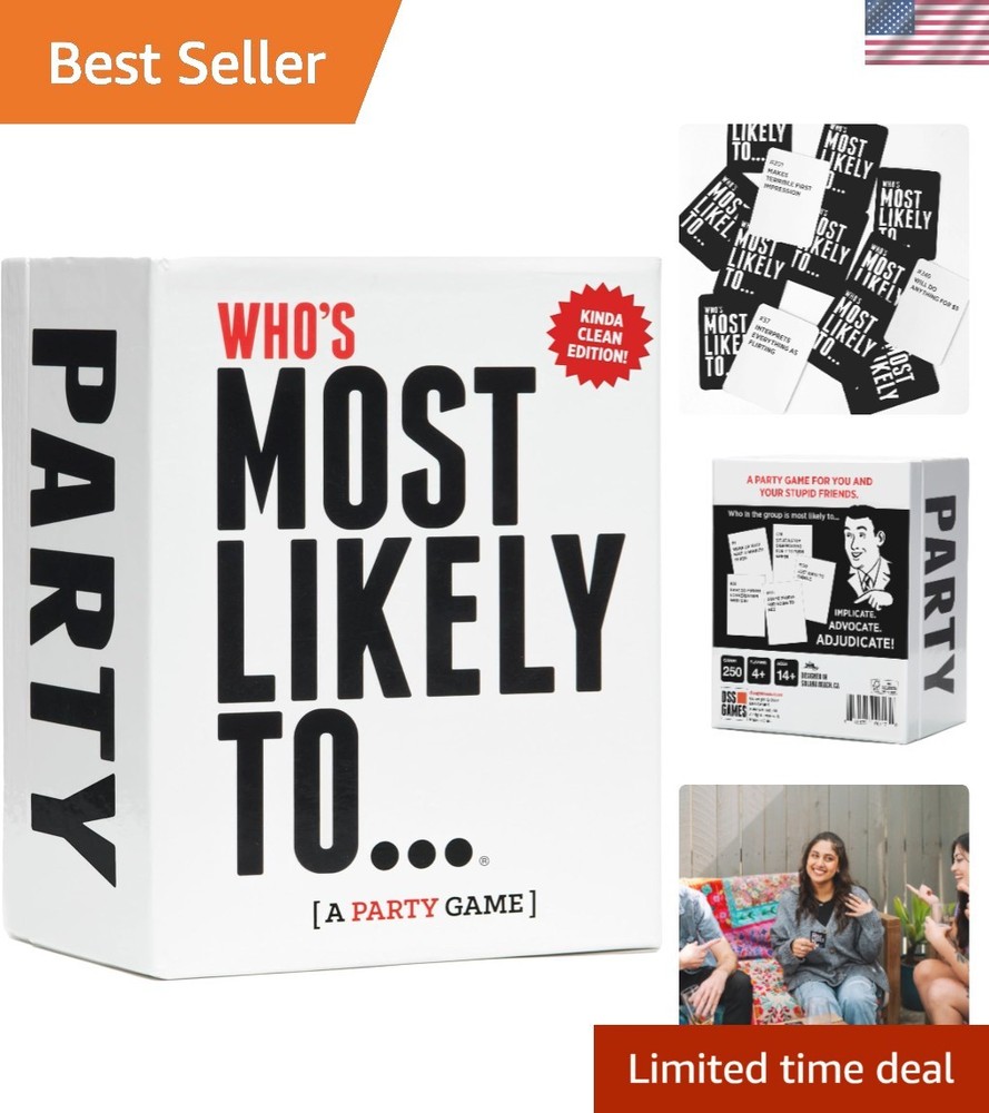 Family-Friendly Who’s Most Likely to… Game – Entertaining Fun for 4+ Players
