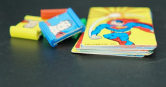 (16) Board Game Pieces Cards DC Comics Superman 3 III Movie Parker Brothers 1982