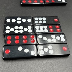 Vtg Hong Kong Travel Mah Jong Domino Set – Ying Fat Cheung – Faux Alligator