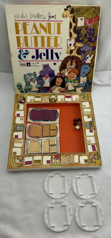 1971 Peanut Butter & Jelly Game by Parker Brothers Complete in Great Condition