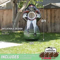 Portable Inflatable Football Challenge with Scoreboard – Perfect for Parties