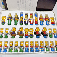 The Simpsons Board Game Lot Jeopardy Clue Life 3-D Chess Vintage 4 Games