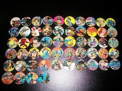 1993 Skybox SkyCaps DC Comics + Batman Complete Set 54 Pogs = 108 Milkcaps Lot