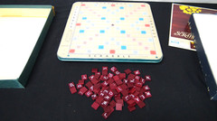 Vintage Scrabble Deluxe Edition 1977 Rotating Turntable Board Game 2