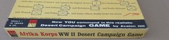 Afrika Korps 1st Ed. 1964 Avalon Hill MPN 600, Complete, Punched, Ready, Fair