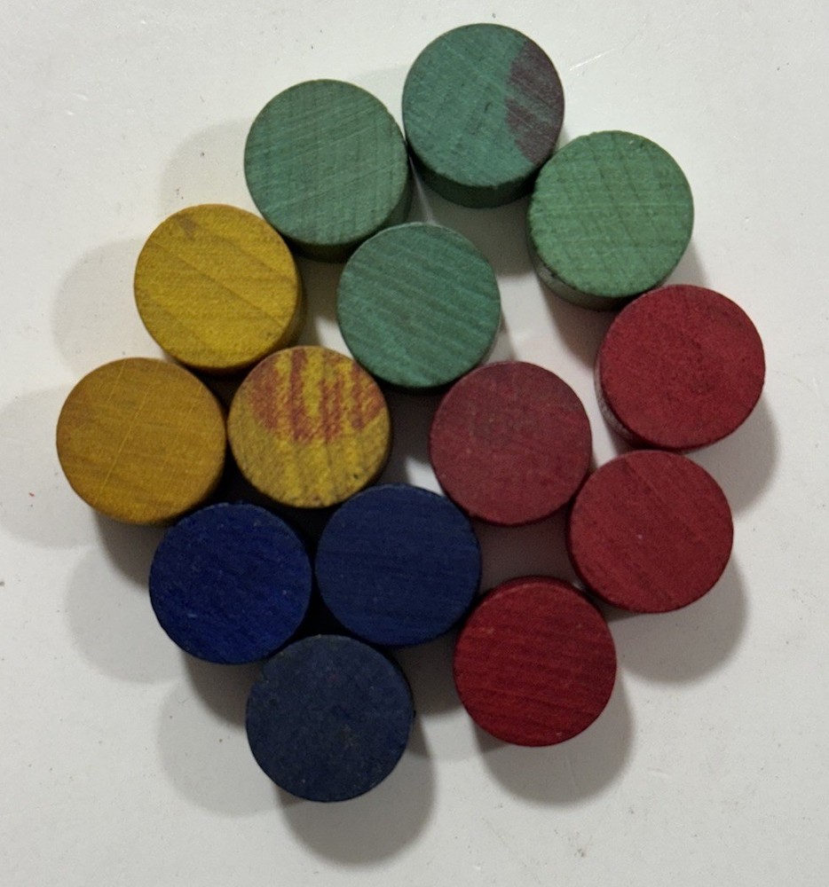 1940 PARKER BROTHERS – INDIA BOARD GAME REPLACEMENT PIECES ONLY