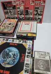 Vintage Board Games Time The Game 1983 John N. Hansen Co. Political World Events