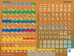 Compass Games Test of Faith: Arab-Israeli War of 1973 CPA 1139
