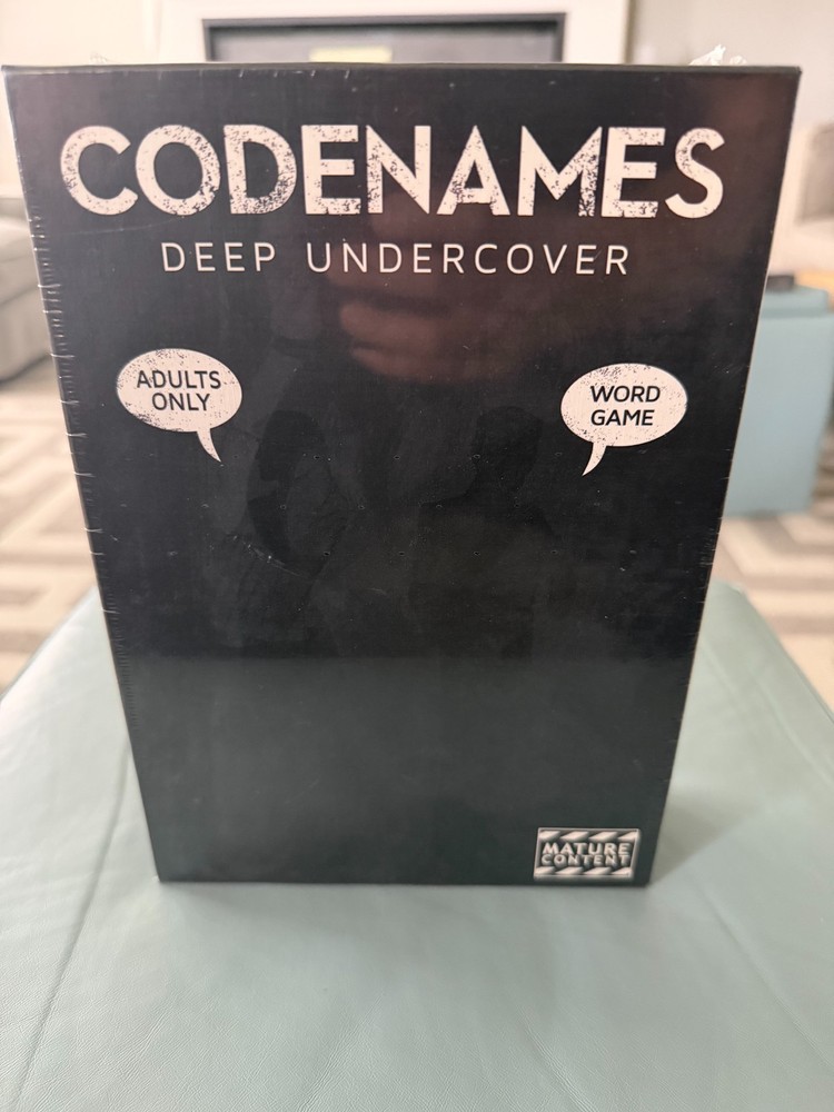 New Sealed Codenames Deep Undercover Card Game Adults Only Word Game
