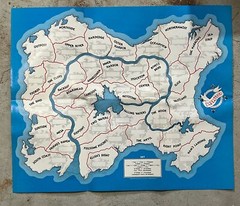 Borderlands Vintage RPG Board Game EON Game of the Barbaric Future