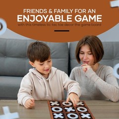 T one wooden Tic Tac Toe Game | board games for adults | Table Top Living Room D
