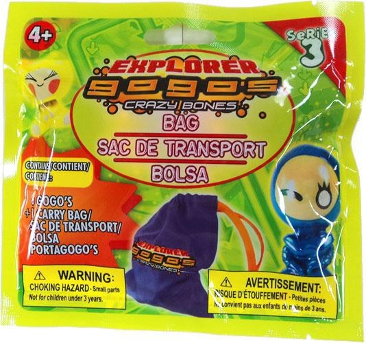 Crazy Bones Gogo’s Series 3 Explorer Bag [6 Bones] (Magic Box Int.)