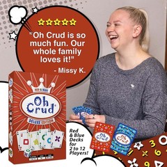 Oh Crud Deluxe Edition: A Trick-Taking Card & Dice Game for Adults & Families…