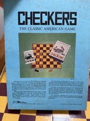 Dynamic Checkers 1972 Great Vintage Condition Solid Birch And Walnut Checkers