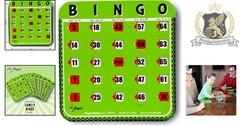 Compact and Reusable Bingo Cards Set – Large Print for Enjoyable Family Nights