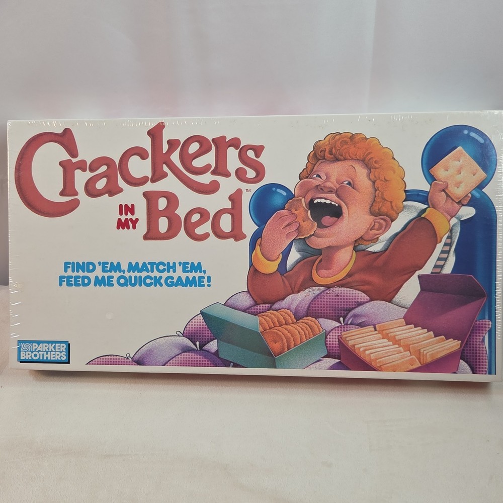 Crackers In My Bed Board Game Parker Brothers Vintage #0487 Sealed, NEW Ages 3-6