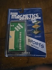 VTG Fundex Mini Magnetics Baseball Travel Game Case Fun Car Sports New