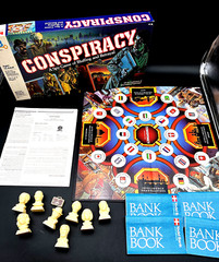 Vintage 1973 Milton Bradley Conspiracy Spy Board Game Strategy Complete