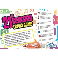 21st Century Trivia Game Fun Family Tabletop Game for Ages 12 and Up