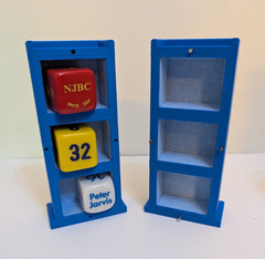 Cube-Tower™ Backgammon Doubling Cube Display & Storage Tower – Choose Color