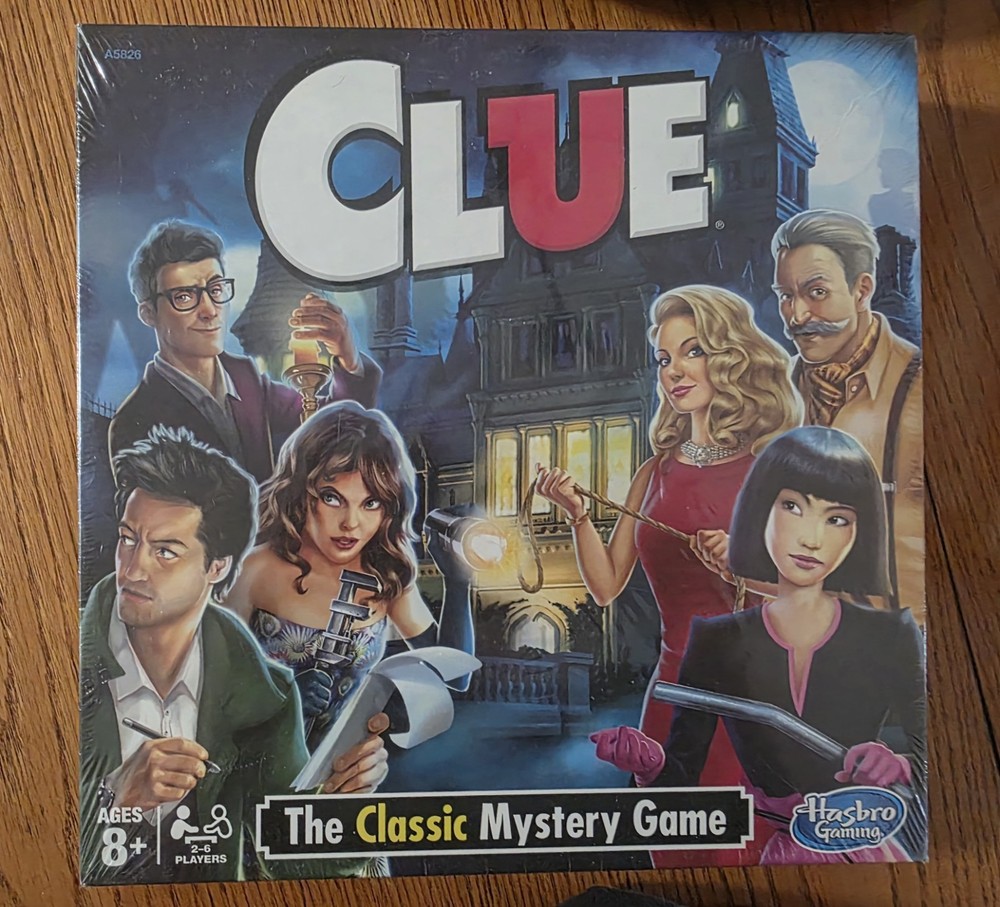 Clue Board Game The Classic Mystery Game Hasbro New Sealed