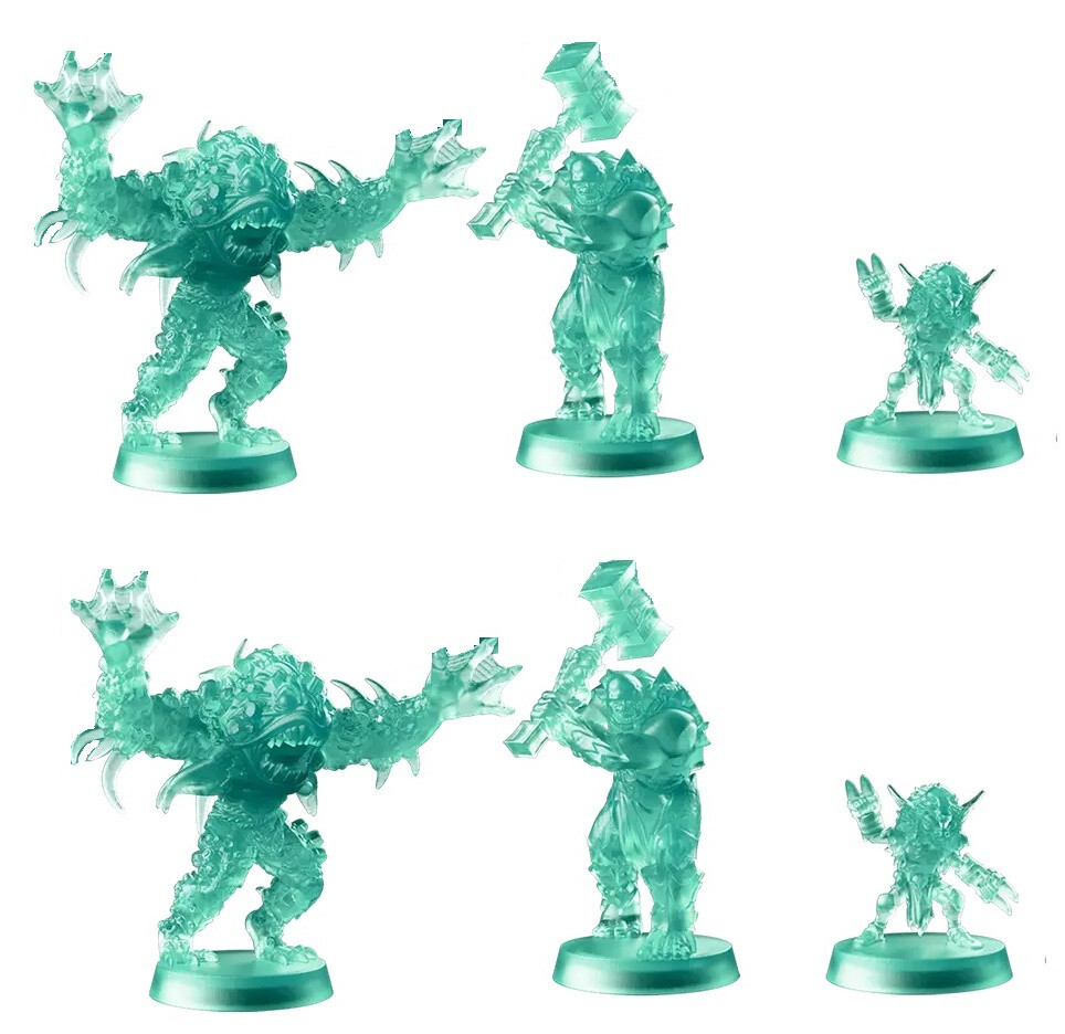 Heroquest Spirit Queen’s Torment Orcs, Goblins, and Abomination 28mm Minis