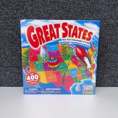 Game Zone Great States Board Game Geography Trivia 400 Cards P20026 NEW