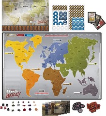 Hasbro RISK LEGACY Board Game Avalon Hill World Domination War Strategy NEW