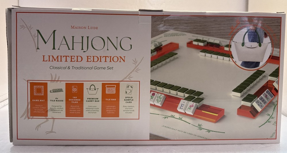 Maison Lude Mahjong Limited Edition 160 Tile Set-Mat-Accessories