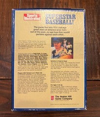 Superstar Baseball Board Game Sports Illustrated 1978 Avalon Hill NEW Open Box