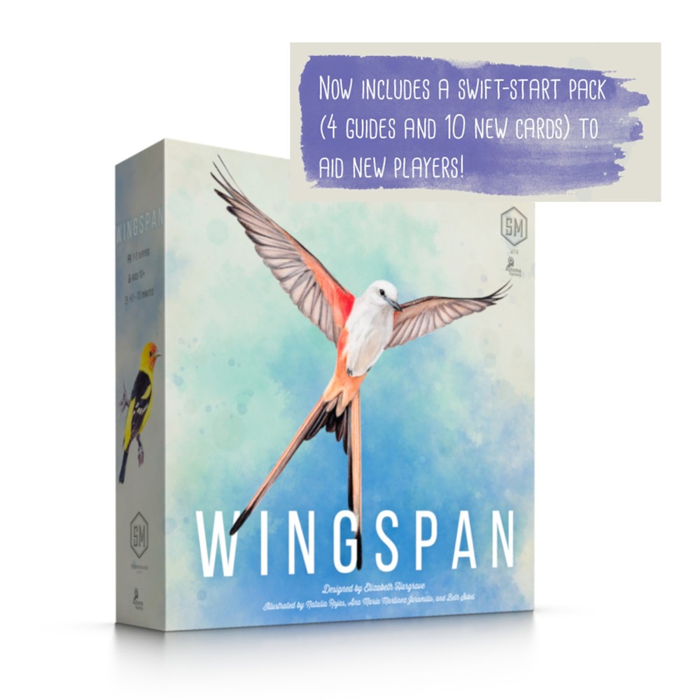 Wingspan STM910 Stonemaier Games Strategy Board Game with Swift Start Pack