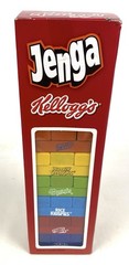RARE NEW Kellogg’s 54 Edition 2013 Wood Jenga Fruit Loops Frosted Flakes