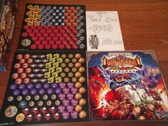 Super Dungeon Explore Core Set Complete Sealed Miniatures Unpunched Box Damage