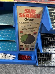 Vintage 1973 Milton Bradley Sub Search 3 Level Board Game 100% Complete